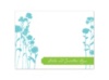 Field of Flowers - Pool - Thank You Card and Envelope