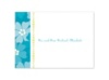Captivating Floral - Malibu - Thank You Card and Envelope