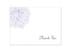Burst of Color - Iris -Thank You Card and Envelope