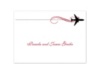 Boarding Pass - Thank You Card and Envelope