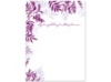 Flowing Leaves - Sangria - Thank You Card and Envelope