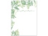 Flowing Leaves - Clover - Thank You Card and Envelope