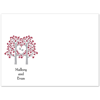 Naturally Love - Apple - Thank You Card and Envelope