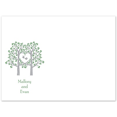 Naturally Love - Clover - Thank You Card and Envelope