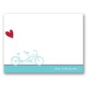 Bicycle Built For Two - Thank You Card and Envelope