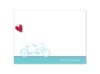 Bicycle Built For Two - Thank You Card and Envelope
