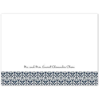 Layers of Color - Peacock - Thank You Card and Envelope