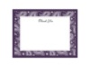 Perfect Paisley - Plum - Thank You Card and Envelope