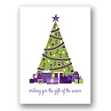 Season's Gifts - Purple Ribbon