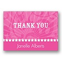 Rockin' Pink - Thank You Card