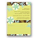 Exotic Flowers - Bridal Shower Invitation