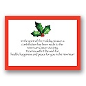 Holly Card