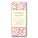 Vintage Damask Invitation - Salmon
