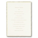 Gilded Edges Wedding Invitation