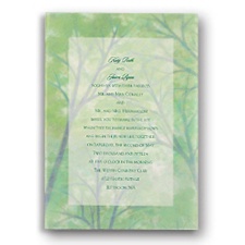 Misty Forest Wedding Invitation