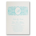 Ecru Shimmer Invitation Card