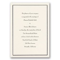 Traditional Border Wedding Invitation