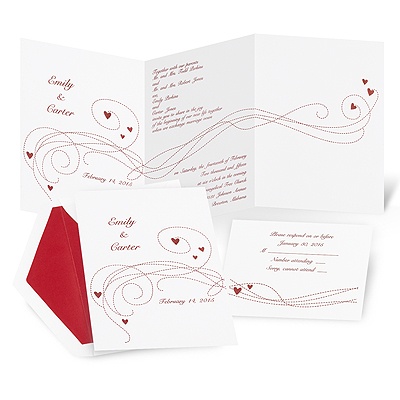 Heartstrings Wedding Invitation