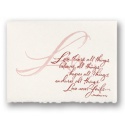 Love Never Fails Wedding Invitation