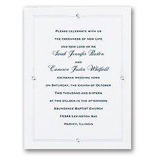 Special Sparkle Wedding Invitation