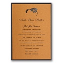 Copper Shimmer Layered Invitation