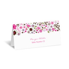 Floral Heart Place Card