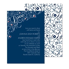 Flourishing Love Wedding Invitation