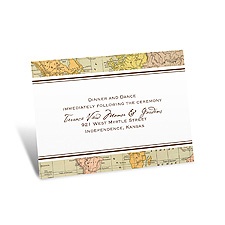 Heart Map Reception Card