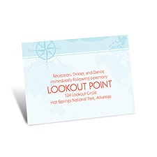 Love Map Reception Card