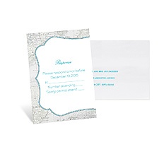 Tropical Destination Response Card and Envelope