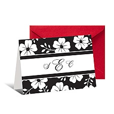 Bold Floral Note Card and Envelope