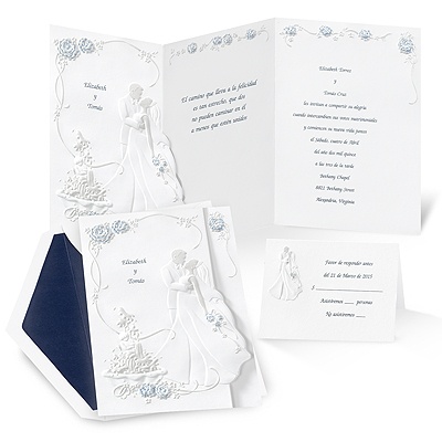 Romantic Couple Wedding Invitation