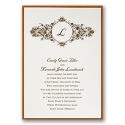 Ecru Layered Invitation