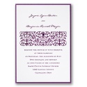 White Layered Invitation