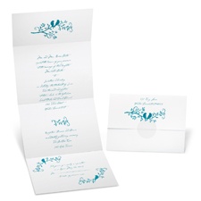 Lovebirds Seal and Send Wedding Invitation