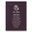 Eggplant Invitation Card