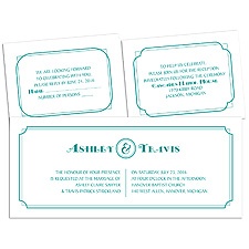 Modern Frames Wedding Invitation Kit