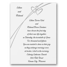 Precious Hearts Wedding Invitation