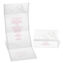 Calla Lily Seal and Send Wedding Invitation