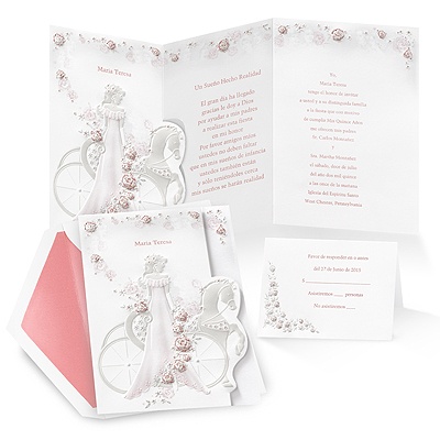 Quinceanera Invitations on Occasions Quincea Era Elegant Carriage Quinceanera Invitation
