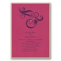 Fuchsia Layered Invitation