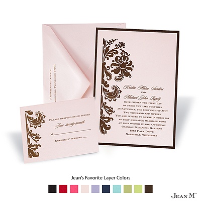 Princess Pink Layered Invitation