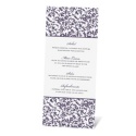 Vintage Damask Menu Card