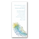 Peacock Feather Invitation