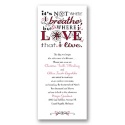 Artistic Poetry Invitation - Merlot