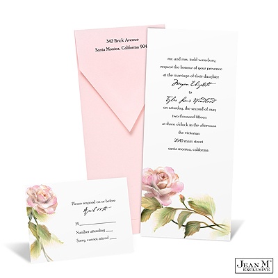 Elegant Rose Invitation