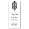 Damask Cross Invitation