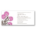 Whimsical Floral Invitation - Fuchsia