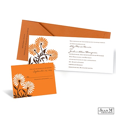 Whimsical Floral Invitation - Poppy