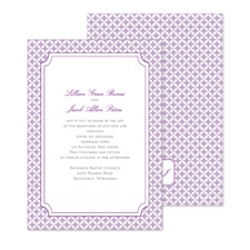Beautiful Geometry Wedding Invitation